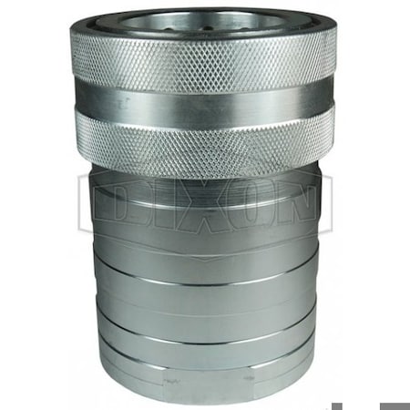 Dixon DQC H Industrial Interchange High Volume Female Coupler, 3/8 Nominal, Female NPTF, Steel 20HF24